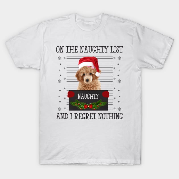 On The Naughty List, And I Regret Nothing T-Shirt by CoolTees